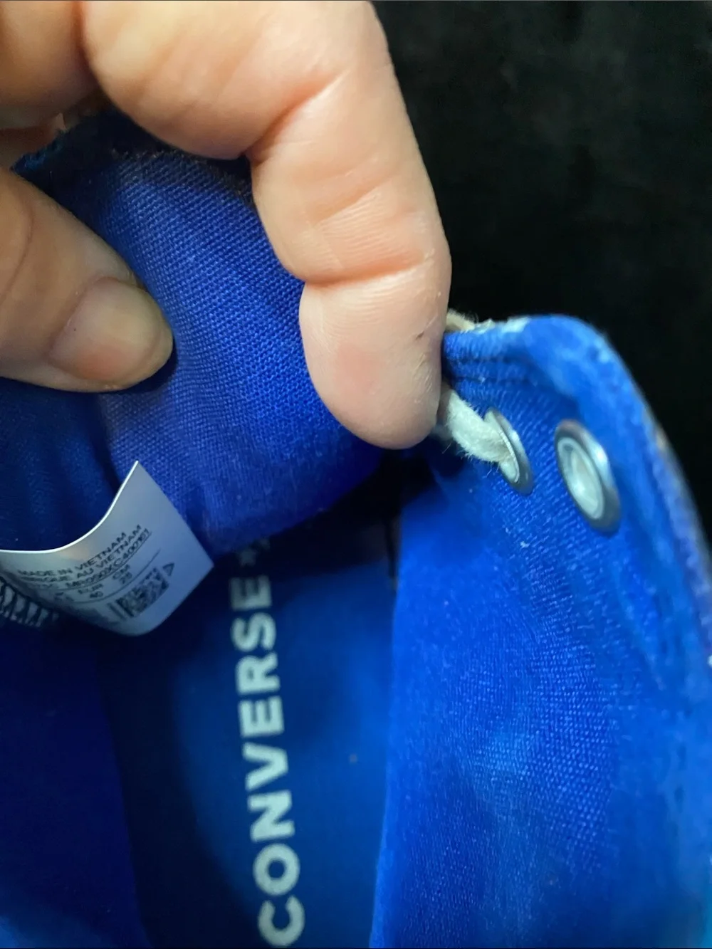 Converse Blue Gradient 'Not A Chuck' High-Top Sneakers Size 7.Kids